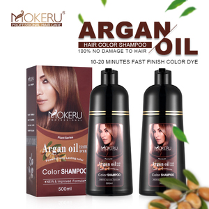 MOKERU Organic Argan Olio di Tinture per <span class=keywords><strong>Capelli</strong></span> Colorante Shampoo Veloce Colorazione e Facile da Usare Colore dei <span class=keywords><strong>Capelli</strong></span> 100% Coprire i <span class=keywords><strong>Capelli</strong></span> Bianchi - Product Image 5