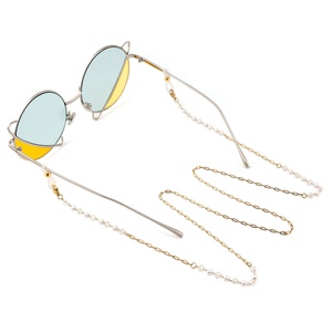 <span class=keywords><strong>Cadena</strong></span> de <span class=keywords><strong>gafas</strong></span> galvanizada al vacío de acero inoxidable transfronterizo, accesorios de joyería colgantes para el cuello antipérdida, componentes - Product Image 5