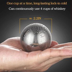 Vòng <span class=keywords><strong>Ice</strong></span> <span class=keywords><strong>Cubes</strong></span> 30-60Mm Đường Kính Sphere <span class=keywords><strong>Whiskey</strong></span> <span class=keywords><strong>Ice</strong></span> Balls Tái Sử Dụng Kim Loại Thép Không Gỉ Kim Loại Nước Giải Khát Lạnh Đá Nhà Máy - Product Image 5