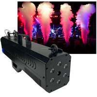 Getyourreal STR-B-16 SFX Nouvelle Machine à Fumée LED 1500W, Jet de Brouillard Liquide 6/8m, Manuel en Fer pour DJ et Soirées Disco
