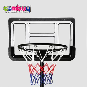 Gioco sportivo all'aperto interazione giocattoli regolabile basket ball rack con ruote - Product Image 3