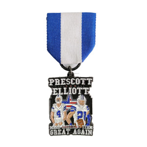 Medalla Fiesta personalizada con temática de fútbol para fanáticos del deporte y coleccionistas, medallas conmemorativas del evaluador de impuestos y medallas de símbolos médicos - Product Image 1