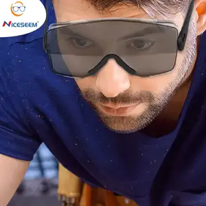 新しいスタースタイリッシュなクリア安全メガネ工業用保護CE Z87.1処方ゴーグル防塵防塵アイプロテクション - Product Image 1