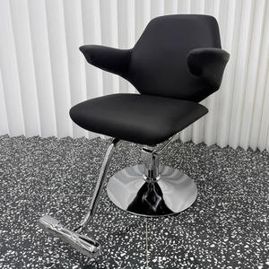 Chaise de coiffeur K, fiable, rotative, avec accoudoirs électriques réglables, en métal, style luxe léger, pour salon de coiffure - Product Image 6
