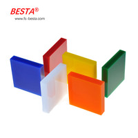 Plaque acrylique coulée BESTA PMMA - Haute transmission lumineuse, résistante aux intempéries, service de découpe sur mesure, options transparentes/colorées, 2-120 mm