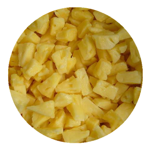 Dés d'<span class=keywords><strong>ananas</strong></span> surgelés IQF de qualité supérieure, paquet de 10 kg, certifiés BRC HALAL pour l'exportation, <span class=keywords><strong>ananas</strong></span> surgelé - Product Image 1