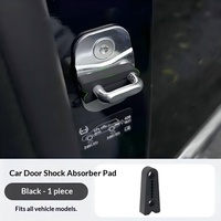 Amortisseur de serrure de porte pour Toyota Camry Corolla Vios RAV4 Prius Land Cruiser Prado, insonorisation, anti-grincement, anti-bruit, joint d'étanchéité