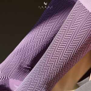 Calze Sottili Estive da Donna Sopra il Ginocchio in Cotone Egiziano e Nylon, Traspiranti e Antibatteriche, Versatili per il Comfort Quotidiano - Product Image 2