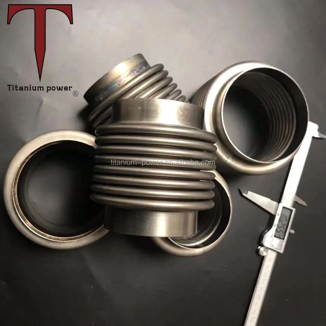 Titanium Ribbelbuis Koppelingen Balg Luchtvering Flex Gezamenlijke Balg