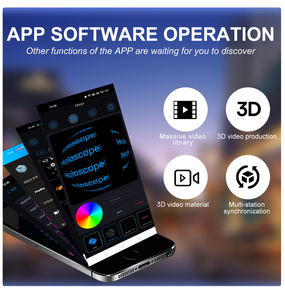 Ventilateur projecteur hologramme 3D HD Wifi 40-65cm Panneau LED Lecteur holographique support Image Vidéo Boutique Bar Fête Affichage publicitaire - Product Image 6