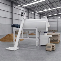 Equipo de Producción de Mortero Seco de Ahorro Energético con Mezcladora de Cinta y Unidad de Empaquetado de Bolsas, Aprobado por CE ISO, Directo de Fábrica
