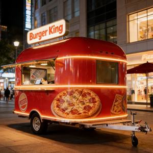 Camión de Comida, Cafetería Móvil, Remolque de Cocina Móvil de Acero Inoxidable - Product Image 4