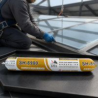 Scellant silicone monocomposant pour toit de véranda, imperméable, résistant aux intempéries, à durcissement neutre, haute élasticité