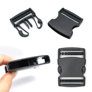 Hebilla de cinturón de plástico de doble punta de 52 mm para mochilas tácticas y paquetes de rescate - Product Image 1
