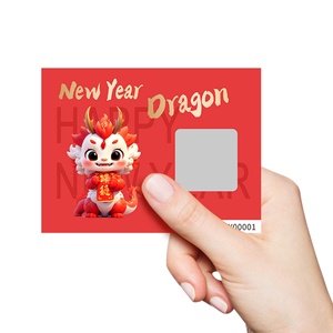 Black Core Paper Factory Wholesale Paper Multi- Pin <b>Scratch</b> Lottery Card Printing Lottery <b>Scratch</b> Card - Product Image 2