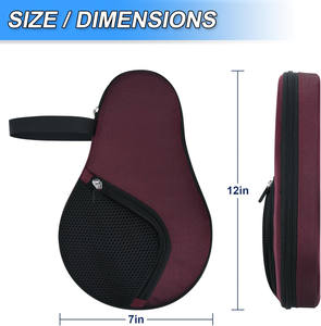 Étui de raquette de tennis de table personnalisé en gros, échantillon gratuit, étanche et antichoc, en EVA - Product Image 2