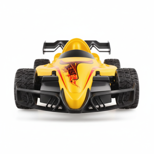 AJB Voiture de course <span class=keywords><strong>RC</strong></span> F1 27 MHz 5 canaux de qualité hobby avec éclairage par pulvérisation, télécommande électrique pour enfants - Certifiée EN71, prête à l'emploi - Product Image 4