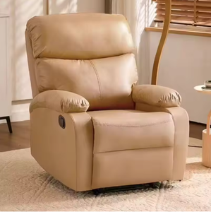 Sillón Reclinable de Cuero a Precio de Fábrica, Sillón Individual de Estilo Casual, Sofá Espacial, Sillón de Descanso para Sala de Estar - Product Image 2