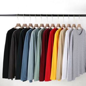 Custom Breathable Long Sleeve Cotton <b>T</b>-Shirt for Group Team Uniforms Silk Screen Printed Crew Neck Class Shirt Logo Printing - Product Image 1