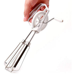 Outils à oeufs <span class=keywords><strong>Double</strong></span> Tête Rotative Manuelle En Acier Inoxydable Batteur À Oeufs Oeuf <span class=keywords><strong>Fouet</strong></span> - Product Image 5