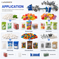 Kauwgom Chocoladebonen Gecoate Suiker Fruit Zachte Harde Zoete Vitamine Munt Gummy Candy Fles Dispenser Vullijn Machine