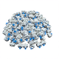 Blue Switch Mechanical Keyboard Switches Key Clicker Custom Keycap Keychain for DIY 3D Print Clicker Accessories