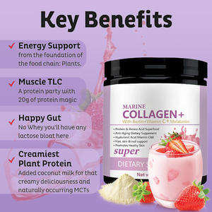 Bebida de Colágeno Marino en Polvo OEM/ODM, Suplemento Dietético con Biotina, Vitamina C y Melatonina para el Cuidado del Cabello, Piel y Uñas - Product Image 4