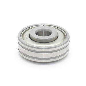 Factory Direct Supply Non-Standard Deep Groove Ball Bearing 608ZZ Inner <b>Ring</b> Heightened Double-Grooved Outer <b>Ring</b> <b>Rubber</b> Coating - Product Image 3