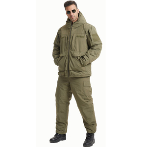 Conjunto de Chaqueta y Pantalones Acolchados de Invierno con Capucha para Hombre SF47 713, Ropa de Exterior de Nailon - Product Image 3