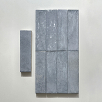 Carreaux de céramique décoratifs pour salle de bain 75x300, carreaux de céramique faits à la main pour la décoration de la cuisine et de la salle de bain