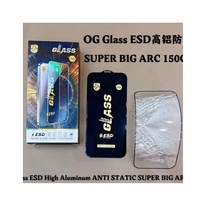 Protection d'écran en verre trempé HD anti-statique OG Glass ESD pour iPhone 15 16 17 18 Pro Max 13 14 Plus Film pour téléphone portable