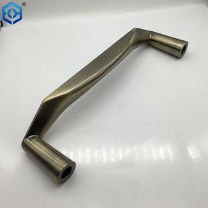 มือจับประตูระเบียงกระจกบานเลื่อนทำจากสังกะสีอัลลอยสีน้ำตาล - Product Image 6