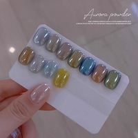 Poudre à ongles SH Bestseller Effet Miroir Blanc Clair de Lune Chrome Pailleté Haute Brillance Aurore Métallique Ciel Étoilé Pigment Ultra-Fin