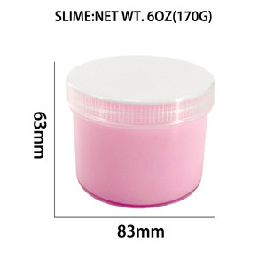 Fournisseur OEM, vente en gros de jouets sensoriels, cadeau de Noël surprise, <span class=keywords><strong>slime</strong></span> au beurre de 6 oz. Récipient de stockage en verre - Product Image 3
