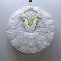 Costumes de tutu de ballet professionnel pour adultes élégants avec détail de crêpes attrayant nouvelle tenue de performance pour robes de danseuse pour enfants