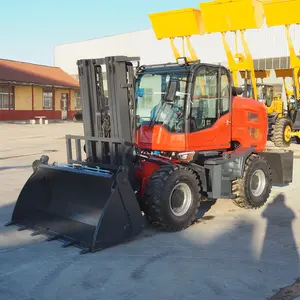 Fabricante certificado EPA de carretillas elevadoras todoterreno para manejo y carga/descarga al aire libre Euro 5 emisiones carretillas elevadoras todoterreno