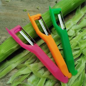 Éplucheurs en acier inoxydable et plastique, lot de 3, éplucheurs manuels pour fruits et légumes, faciles à nettoyer - Product Image 3