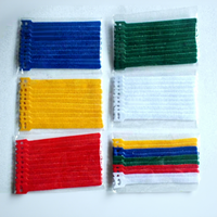 Attache-câbles en nylon réutilisable avec logo personnalisé, sangle auto-agrippante réglable et détachable