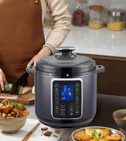 Cuisinière à pression électrique multifonctionnelle avec programmes personnalisés 6L 8L 10L Cuisinière multifonction haut de gamme antiadhésive