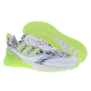 Adidas Zx 2K Boost 2.0 Sneakers Moda Uomo Bianco Nuvola/Lime Pulse Alta Qualità Suola Oxd e EVA |   100% Autentico - Product Image 3