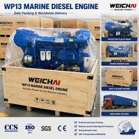Moteur diesel marin SCDC Weichai WP13 450-500 CV 1800 tr/min, norme IMO Tier II, pour travaux de remorquage et bateaux de pêche