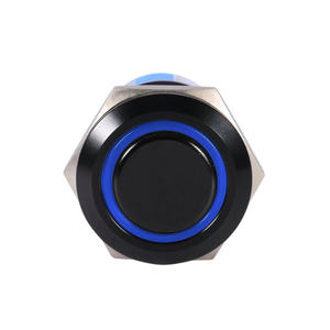 12V <strong>5</strong> Pin 19mm Led Metal <strong>Push</strong> <strong>Button</strong> Momentary Power <strong>Switch</strong> Waterproof <strong>Switch</strong> Black - Product Image 5