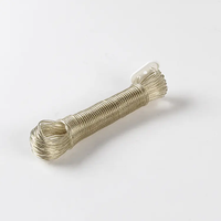 Corde à linge en fil d'acier recouvert de PVC, corde de séchage résistante aux intempéries pour balcon, cour, intérieur et extérieur