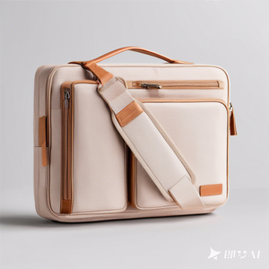 Échantillon gratuit, sacs d'ordinateur portables en tissu Oxford imperméable et tendance, sac à main pour ordinateur portable avec un ensemble d'accessoires démontables gratuitement - Product Image 2