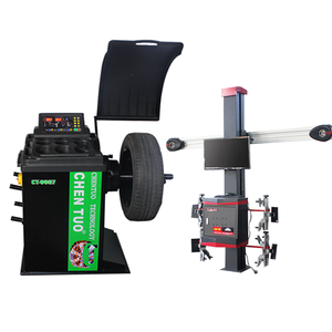 CHEN Tuo Semi Automatic Car Wheel <b>Balancer</b> 220V 70kg Load Capacity for 10-24 Inches <b>Tires</b> - Product Image 1