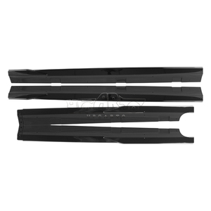 Pièces automobiles Extensions de jupes latérales en plastique noir brillant, garniture de protection pour <span class=keywords><strong>Peugeot</strong></span> <span class=keywords><strong>Partner</strong></span> Hayon <span class=keywords><strong>2023</strong></span>+ - Product Image 4