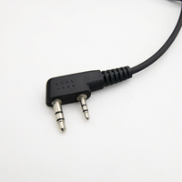 Harga Murah Penjualan Terbaik Earphone Radio Walkie Talkie Kabel 2.5MM 3.5MM PTT Headset untuk Walkie-Talkie