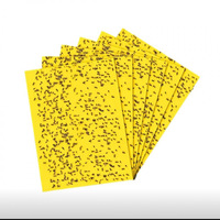 Vente en gros de lampe anti-mouches solide attrape-insectes en plastique collant en papier anti-mouches pour lampe anti-mouches