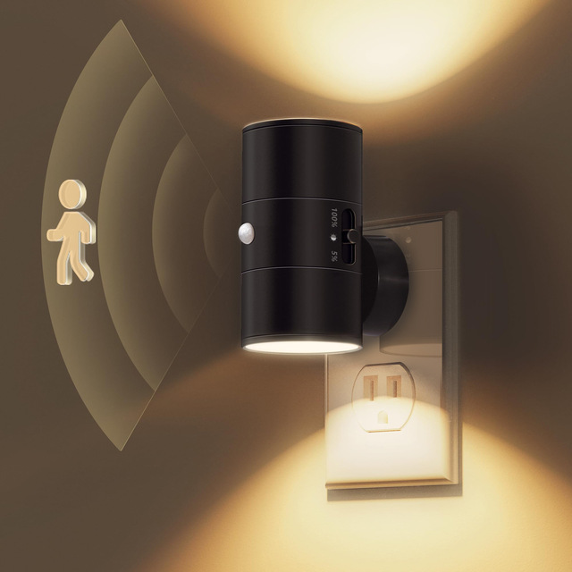 Intelligent Motion Sensor Human Body Induction Night Light LED Wall Lamp, Downlight, Bedroom