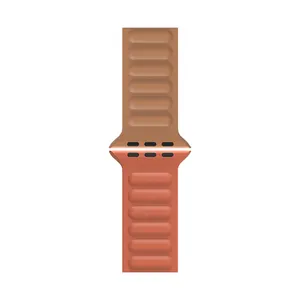 Yuedong cinturino per orologio con magnete a maglia magnetica in Silicone reversibile personalizzato per Apple Watch Series 7 8 41 45 47mm